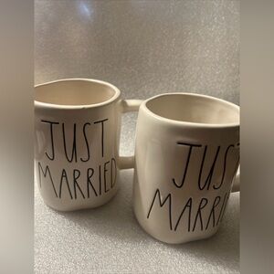 New Rae Dunn Just Married set Mug New